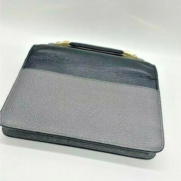 Henri Bendel Black and Grey Carlisle Clutch - Picture 7 of 9